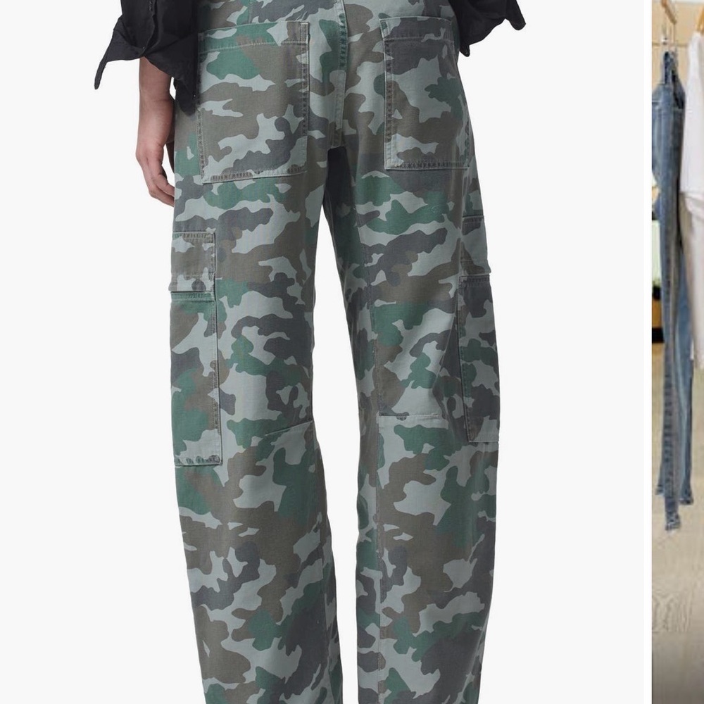 Citizens of Humanity Marcelle Camo Cargo Pants size 27 - Picture 2 of 7